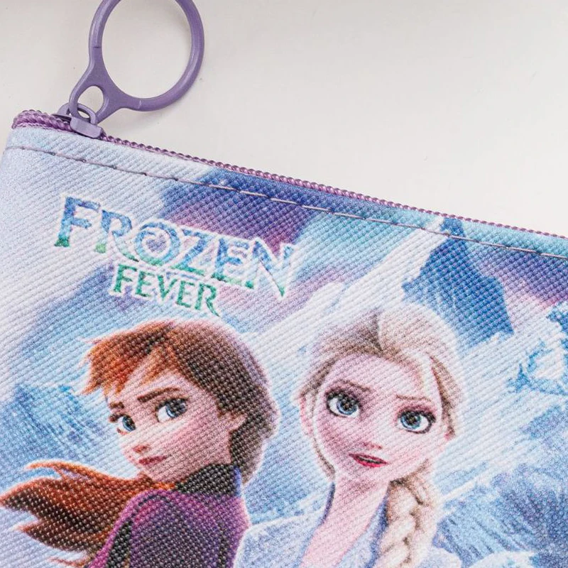 Disney Frozen Mickey Minnie Coin Purse Children Elsa Anna Coin Purse Zipper Purse Mini Wallet Kids Girl Girls Storage Bag Gift