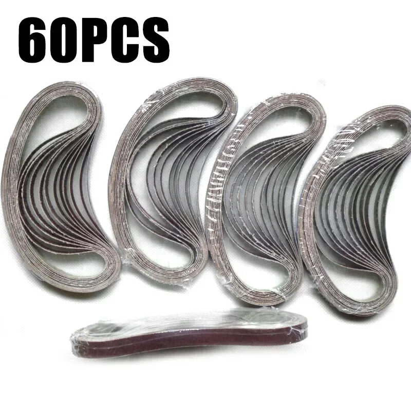 60 Stück Schleifbänder 13 x 457 mm, Körnung 40/60/80/120/180/240 für Power Files Bd 280 Bd 282 E, Bd 290 Elektrowerkzeug-Zubehör auf Lager
