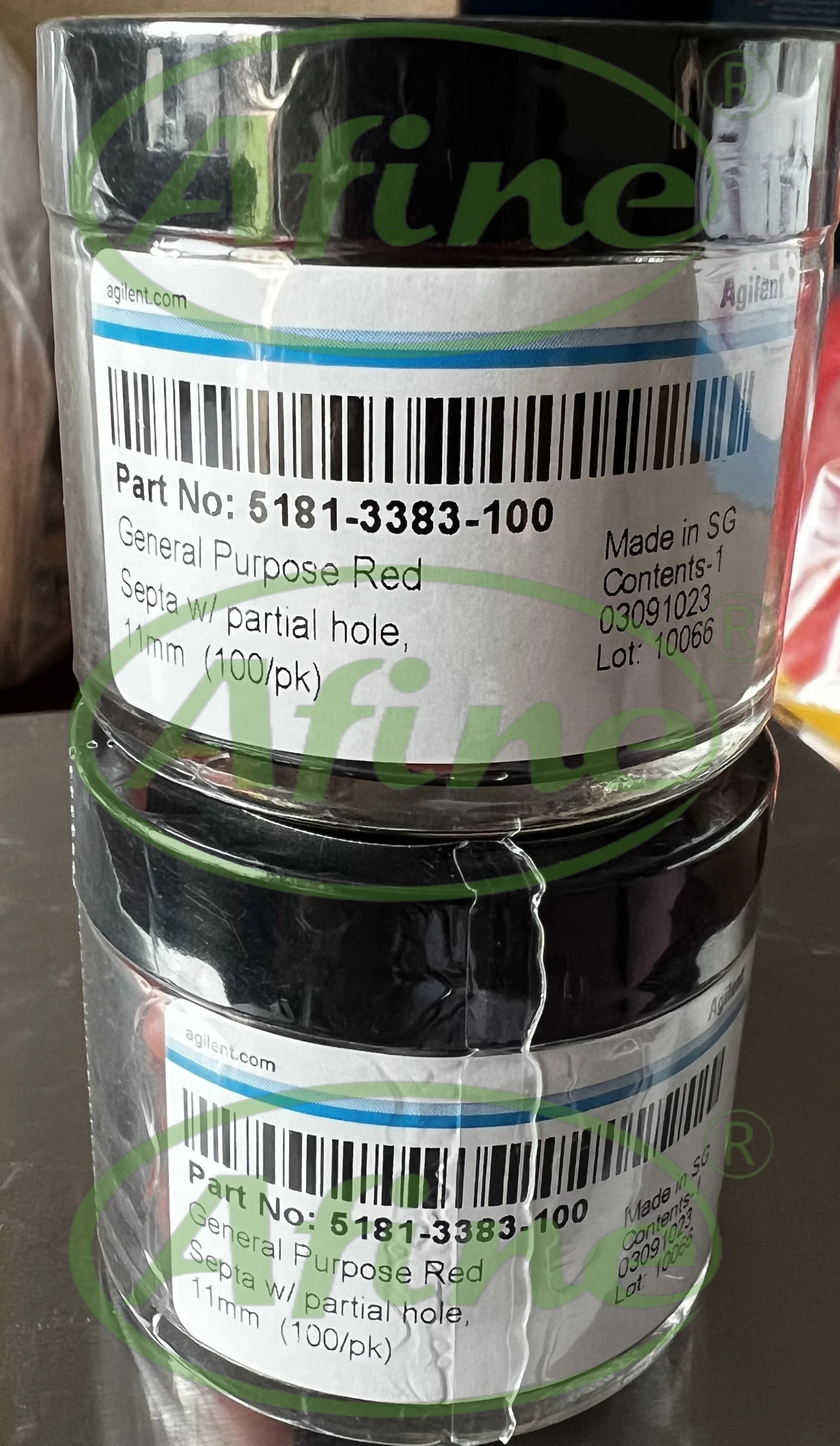 

AFINE Agilent General Purpose Septa for GC,5181-3383-100 Inlet septa, general purpose,100/pk,5880, 5890, 4890, 6850, 6890, 7890