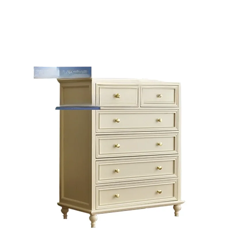 

Solid wood American chest, bedroom, home storage cab inet, living room, chest of dra wers, bedr oom