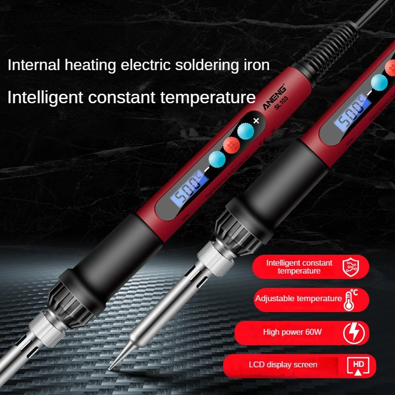 

Набор термостатического электрического паяльника, сварочный паяльник с цифровым дисплеем и регулируемой температурой 60 Вт