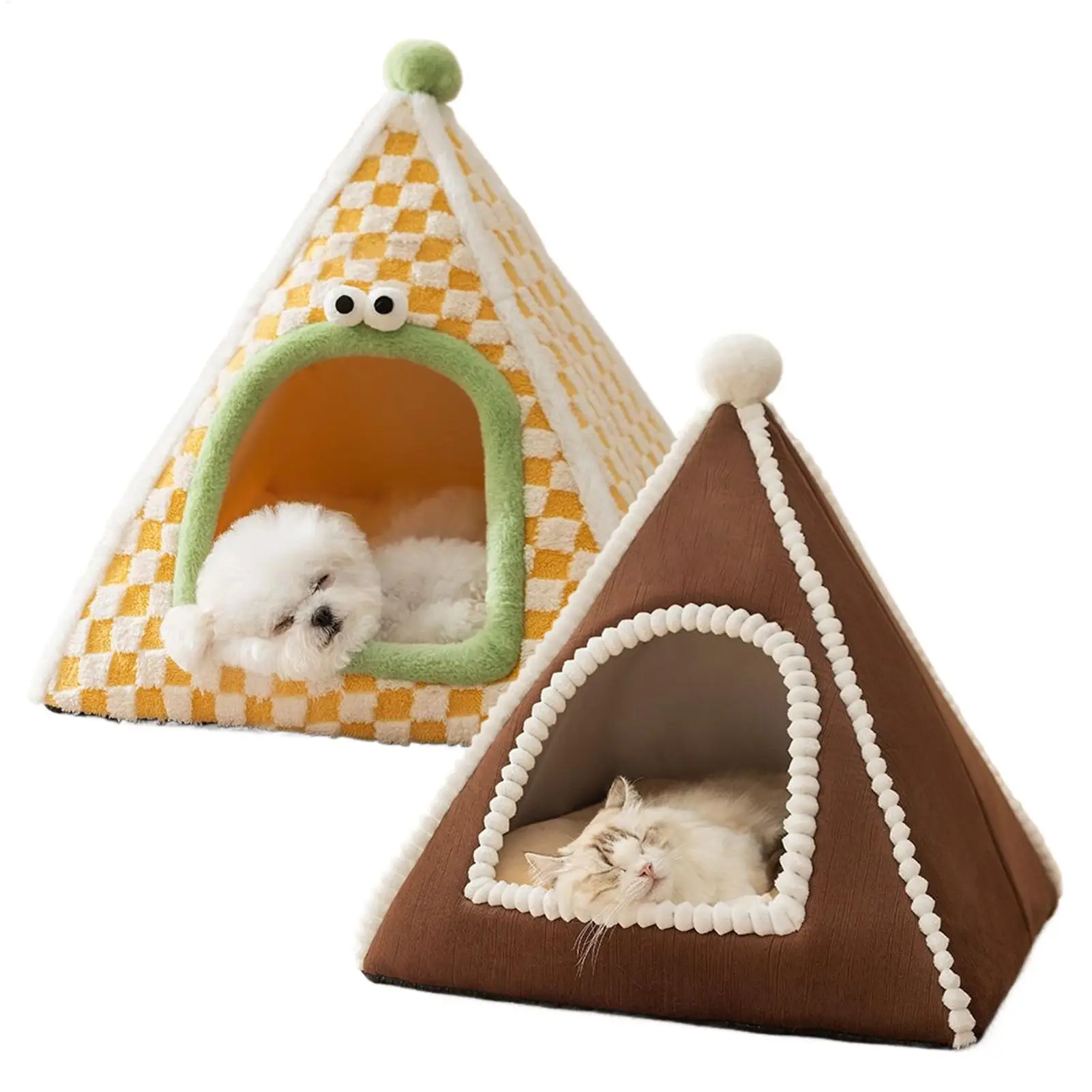 Covered Cat Bed Enc…