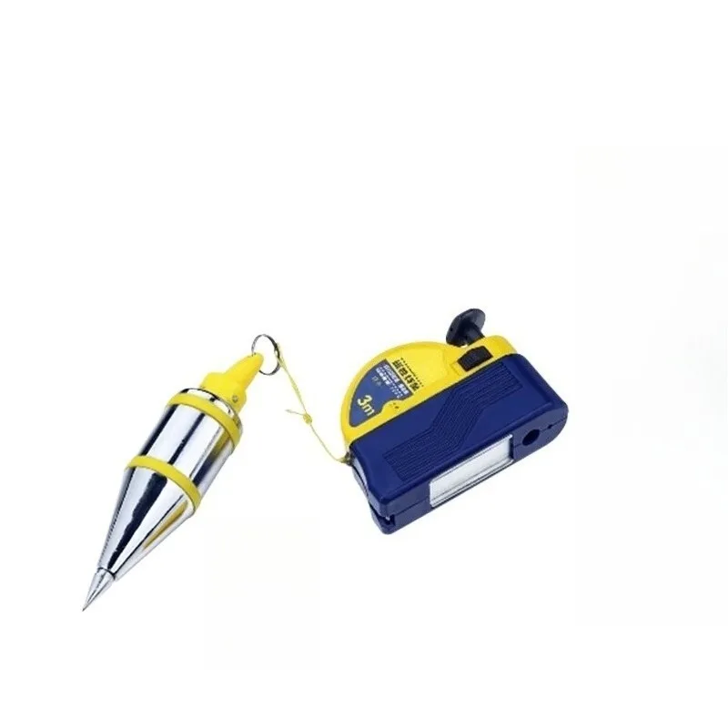 For Magnetic Vertical Line Drop Line Hammer Pendant 3/6/8 M Automatic Take-up Woodworking Tools