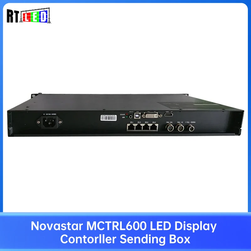 RTLED Novastar Sending Box MCTRL600 Full Color Indoor Outdoor Big LED Display Panel Control System Wedding Background LED Screen