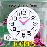 100PCS watch hands Secondhand length 7mm purple and blue second hand 2035 applicable PC21 hand sl68 hand gl68 hand sl39 hand