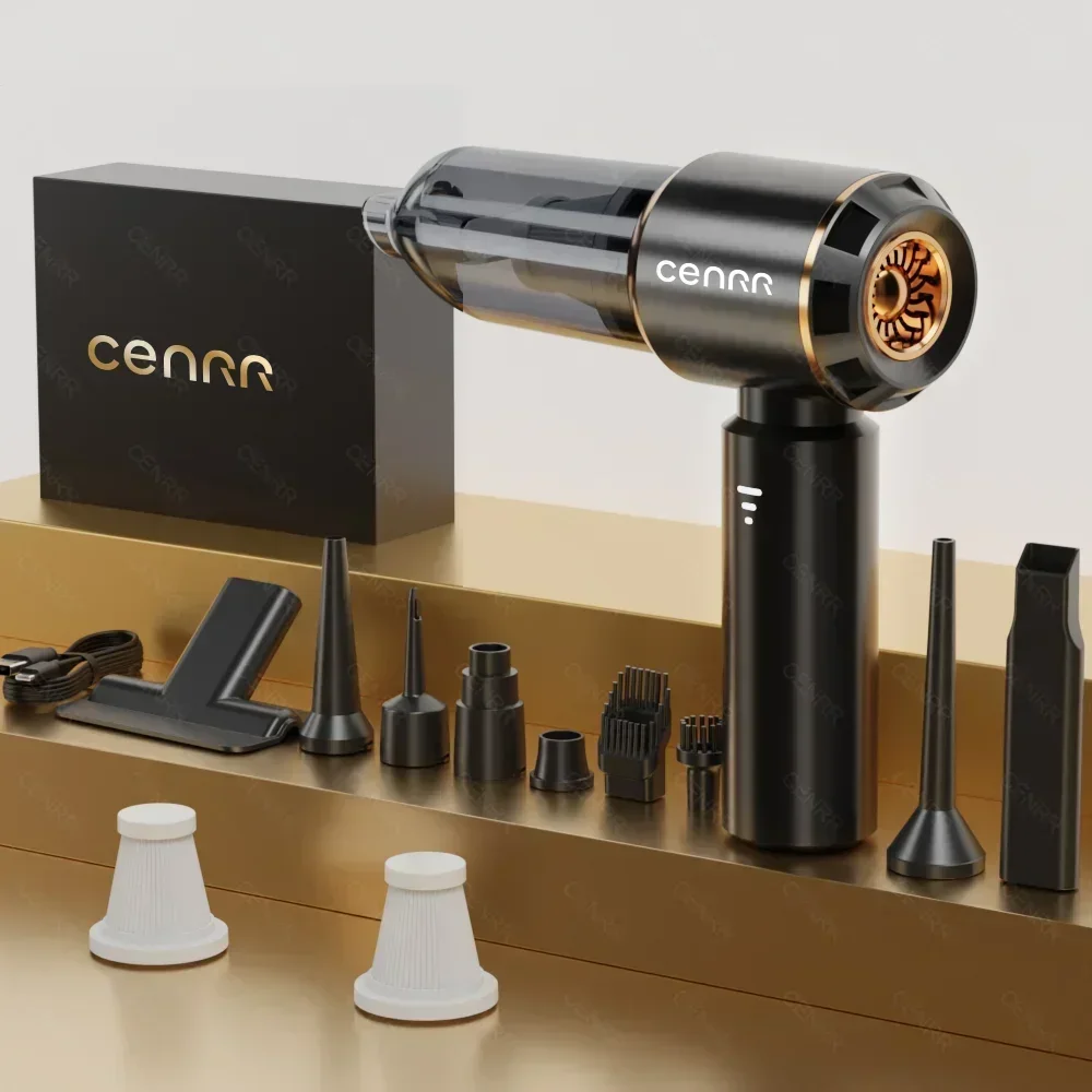 CENRR 998000PA Krachtige Mini Stofzuiger Draadloze Draagbare Autostofzuiger voor Huishoudelijke Apparaten Handheld Blower Autoreiniger