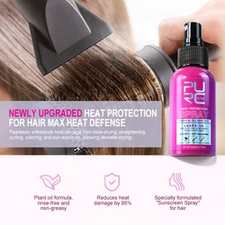 PURC Heat Protection Spray Nourish Smoothing Straightening Hair Treatment Professional Hair Care Products