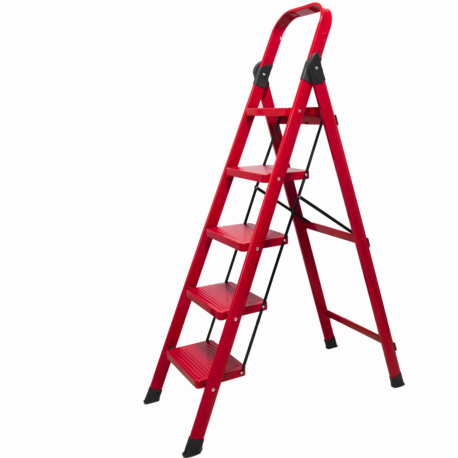 CX Household Folding Indoor Multifunctional Thickened Folding Ladder Small and Lightweight Engineering Herringbone Ladder