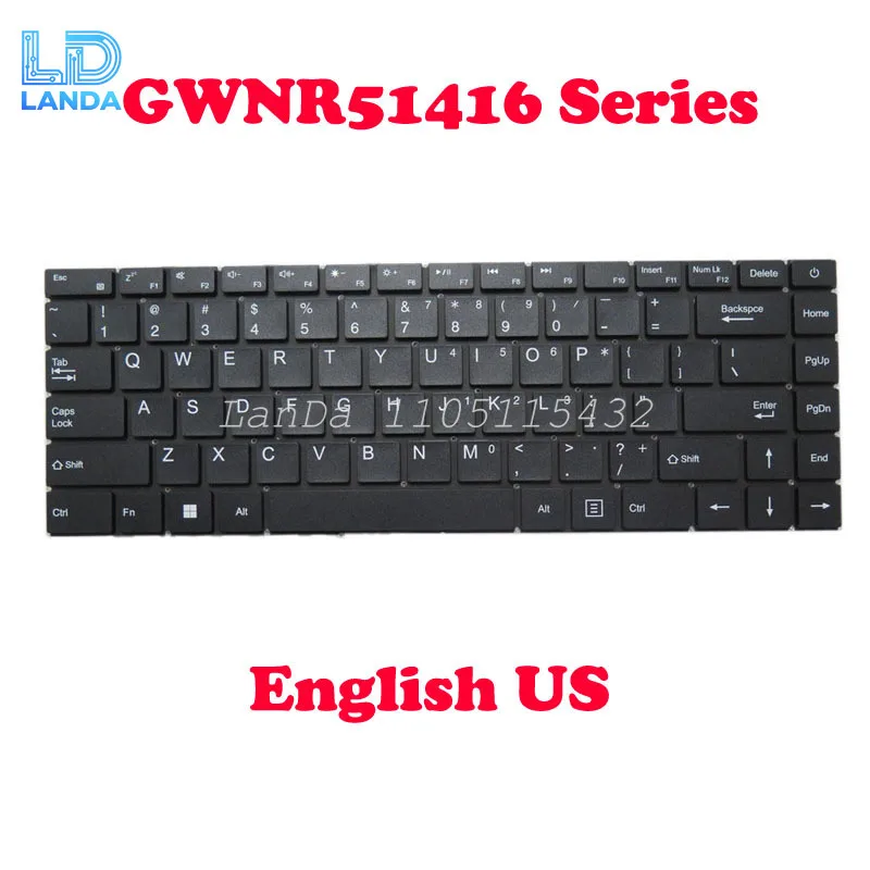 Laptop sem teclado retroiluminado para gateway gwnr51416 GWNR51416-BK GWNR51416-BL GWNR51416-RD GWNR51416-GR inglês eua espanhol sem moldura