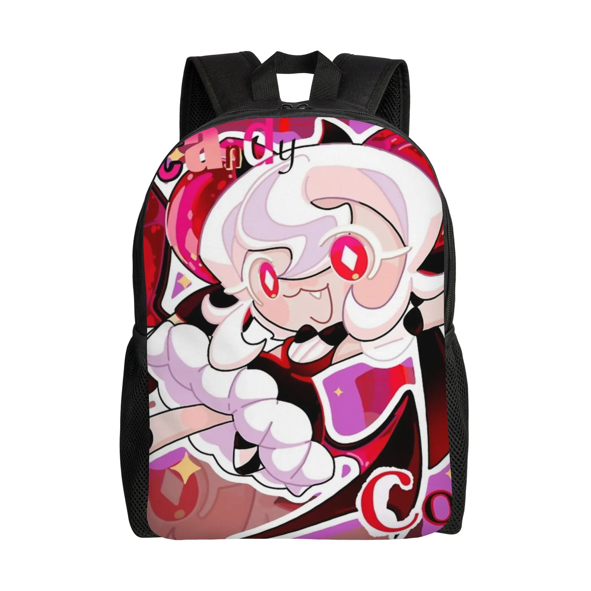 apple candy Cookie Run Kingdom Backpack for Men Women Fashion Student Business Daypack  College Canvas Bags Durable