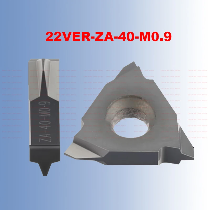 40 Degrees 22VER 27VER M0.5 M0.8 M3 Vertical Cyclone Milling Thread Carbide Inserts Toolholder CNC ZA-40-M1.0 Module 1.0mm 1.5mm