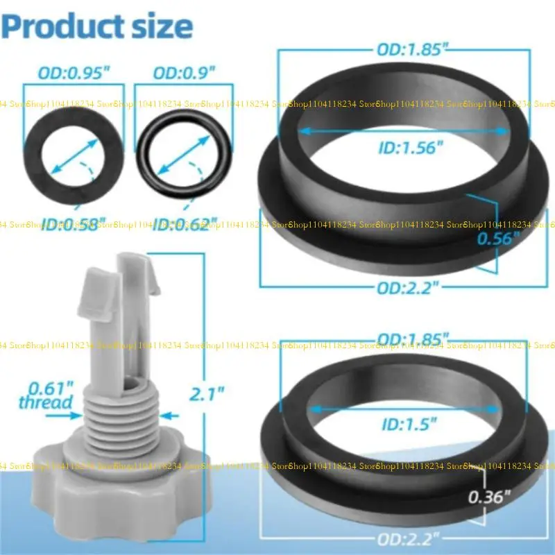 P9FB Swimming Pool Sand Filter Pumps Seal Gasket And O-Rings Valves Replacement Parts