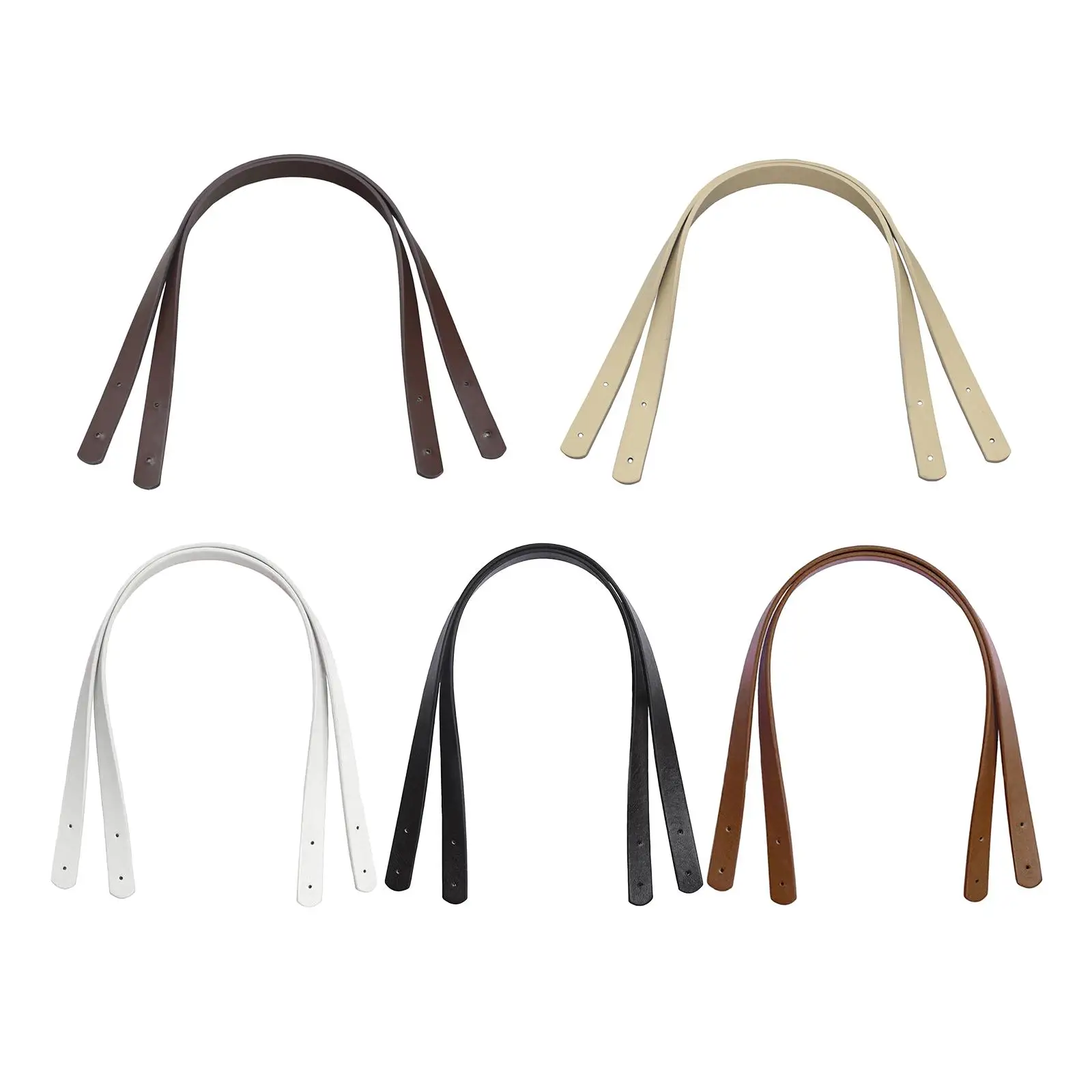 2x محفظة جلدية حزام مقبض حقيبة الكتف حقيبة يد الملحقات استبدال 60 سنتيمتر #1