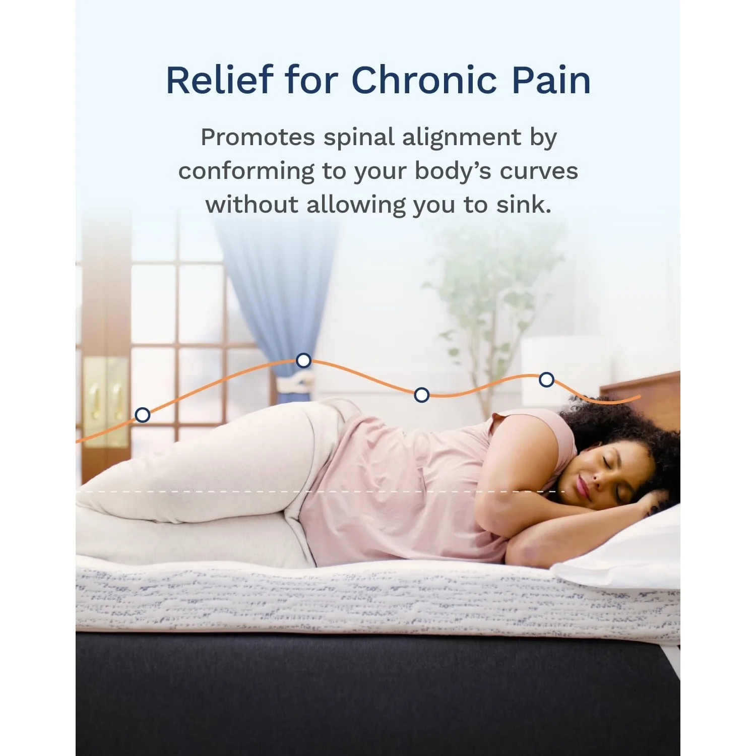 Topper de colchão de espuma viscoelástica de 3 polegadas Queen - Select Almofada de colchão ventilada de alta densidade - Capa de rayon removível premium