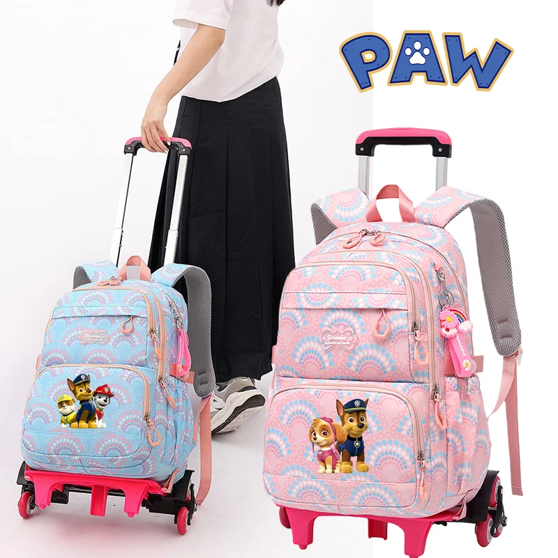 new-puppy-rescue-team-wheeled-trolley-schoolbag-teen-girls-backpack-cute-p-paws-ergonomic-student-bag-laptop-textbook-backpack