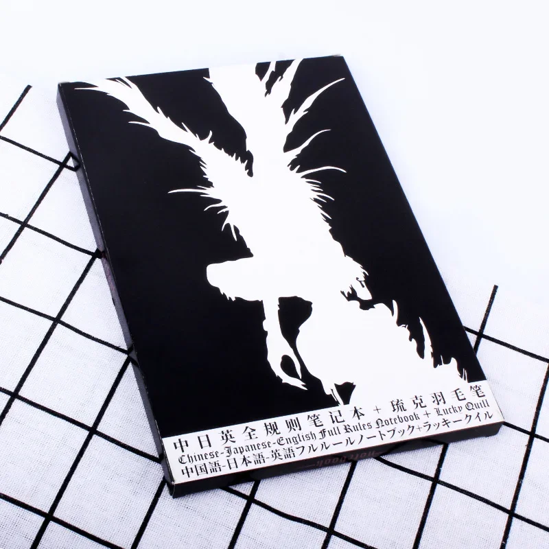 Anime DEATH NOTE Notebook Set Leather Journal Animation Art Writing Journal Death Note Notepad Anime Figure Diary Cosplay