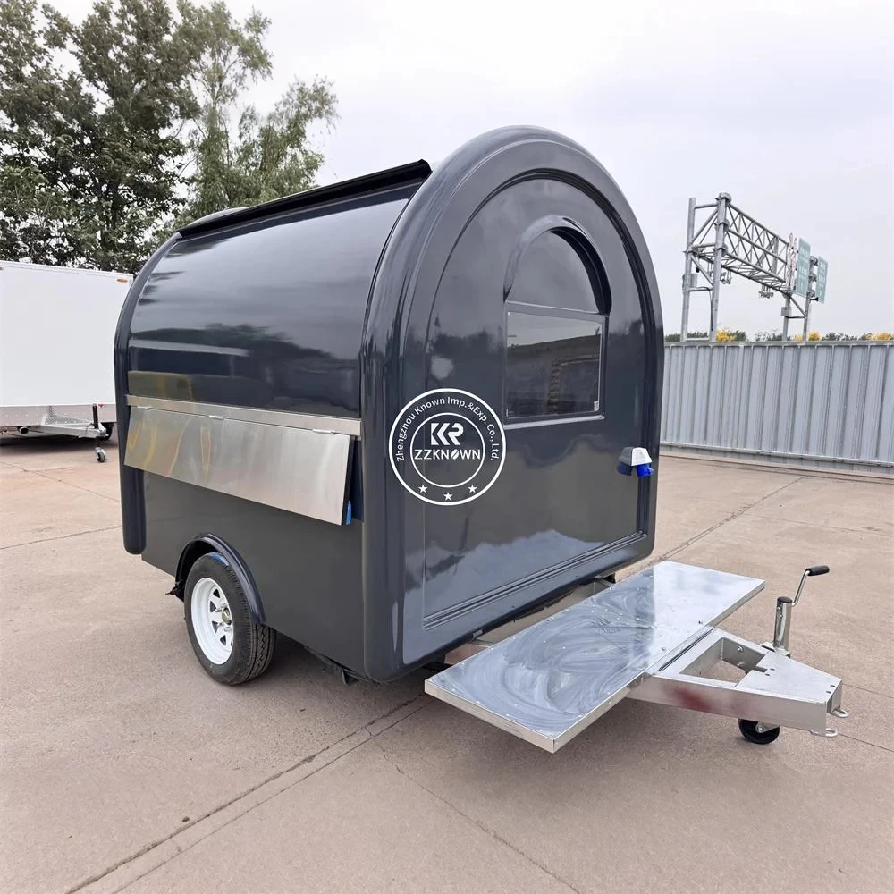 

Customized Commercial Food Trailer BBQ Ice Cream Street Coffee Kiosk Mobile Concession Food Truck With CE Certification