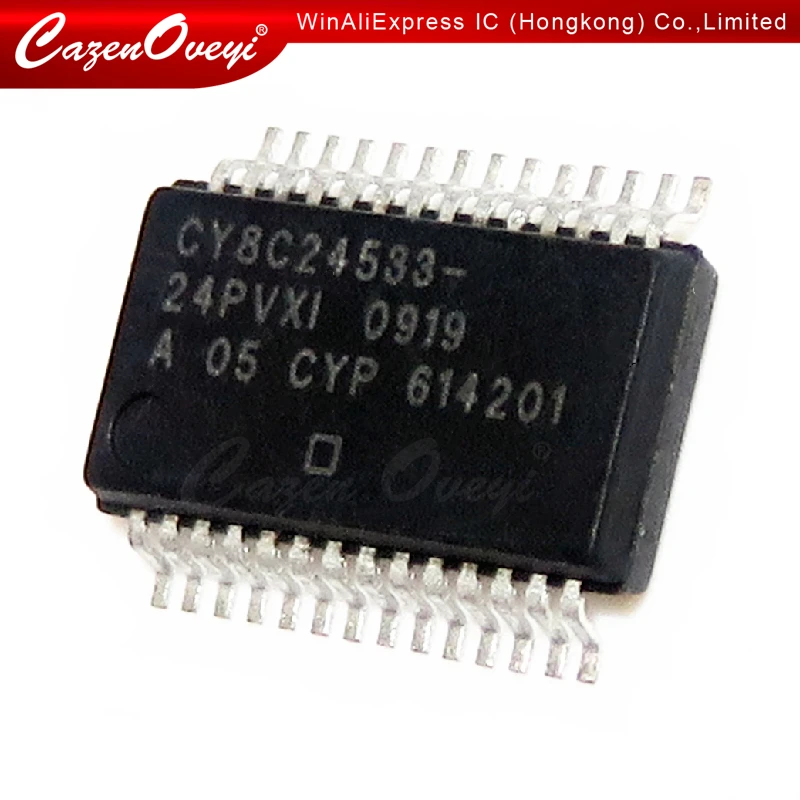 5pcs/lot CY8C24533-24PVXI CY8C24533 SSOP-28 In Stock
