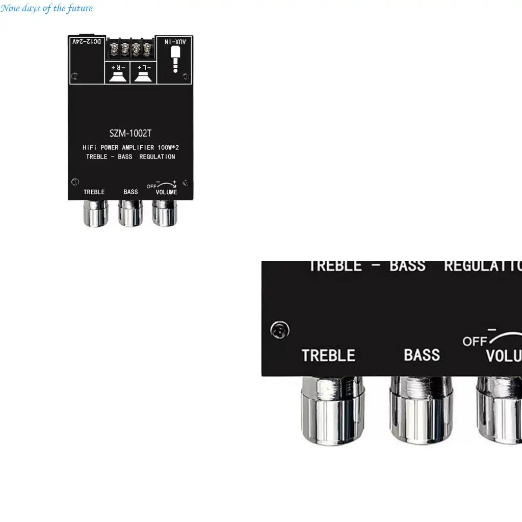 

Bluetooth-compatible Amplifier HIFI Channel 100Wx2 Module Amplifier Board E65A