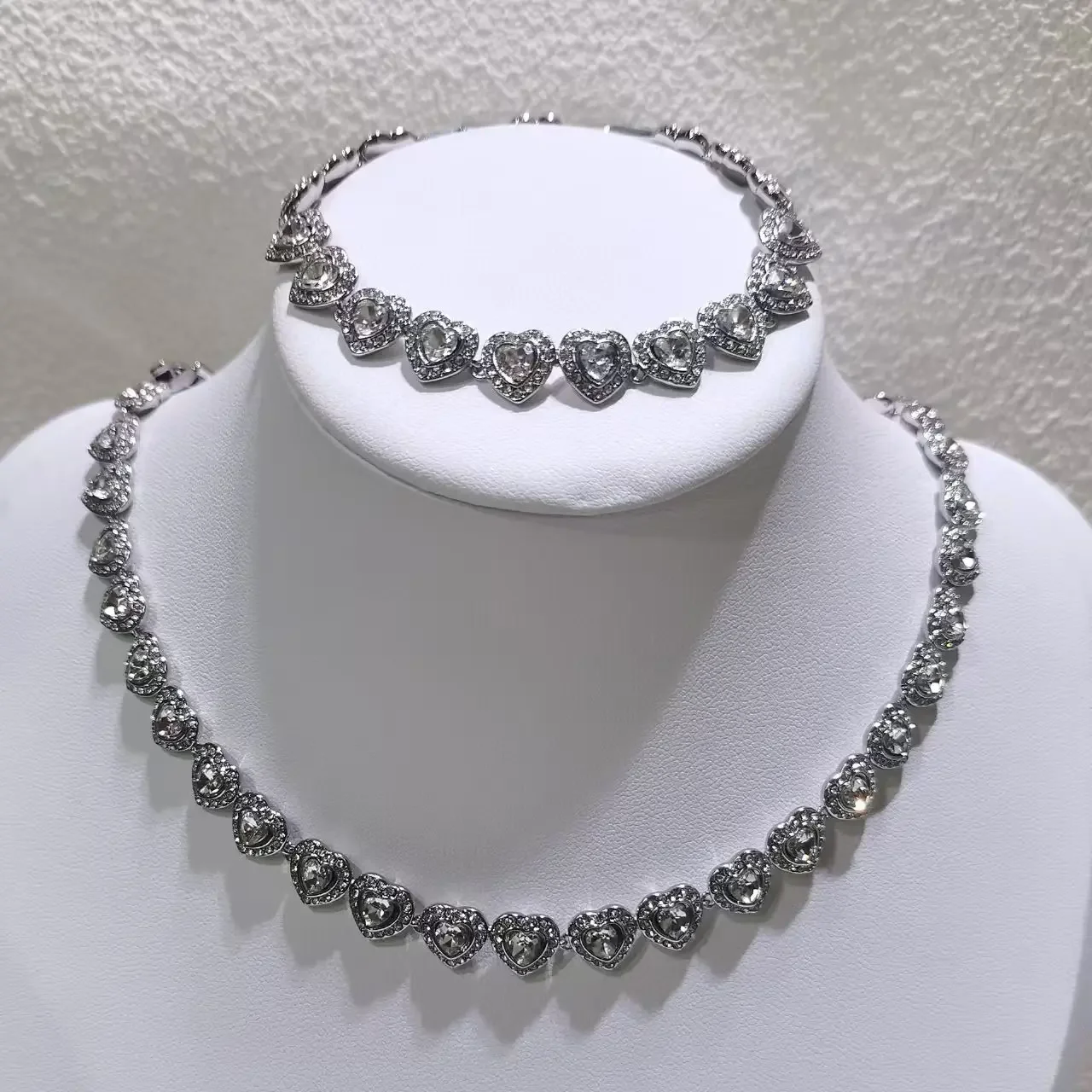 NONE Hochzeitsschmuck-Set Silber 5