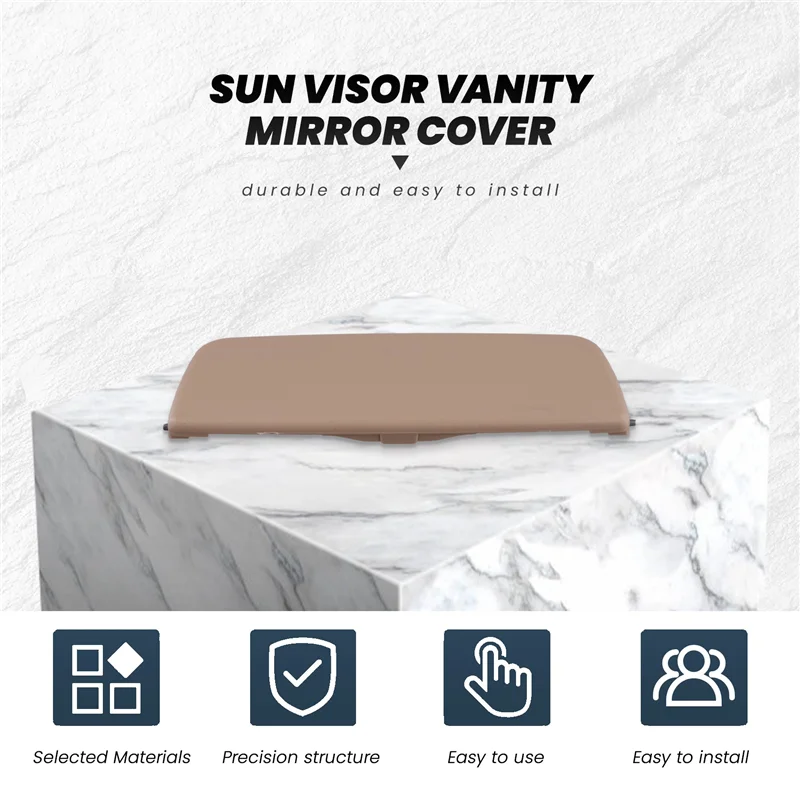 

Durable-Sun Visor Vanity Mirror Cover For Boxster Cayman 981 982 For Porsche 911 991 718 ,982857551 ,982857551T 982857551CD