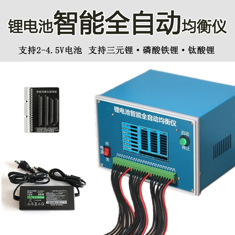 24-Cell Lithium Battery Equalizer and Repair Tool, Synchronous Operation Balancer for EV Pack Maintenance and Troubleshooting
