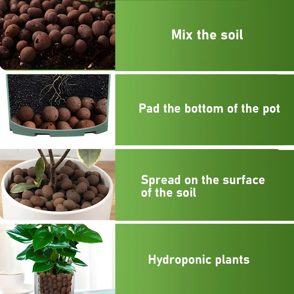 50g Ceramsite Gardening Ceramic granules Bonsai Decoration Materials Place The Bottom Of The Flowerpot Configure the soil - Image 5