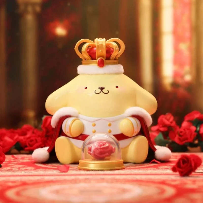 

100% натуральная Sanrio Family Rose Night Series слепая коробка модный милый ручной работы настольный орнамент коллекционные аниме подарки игрушки