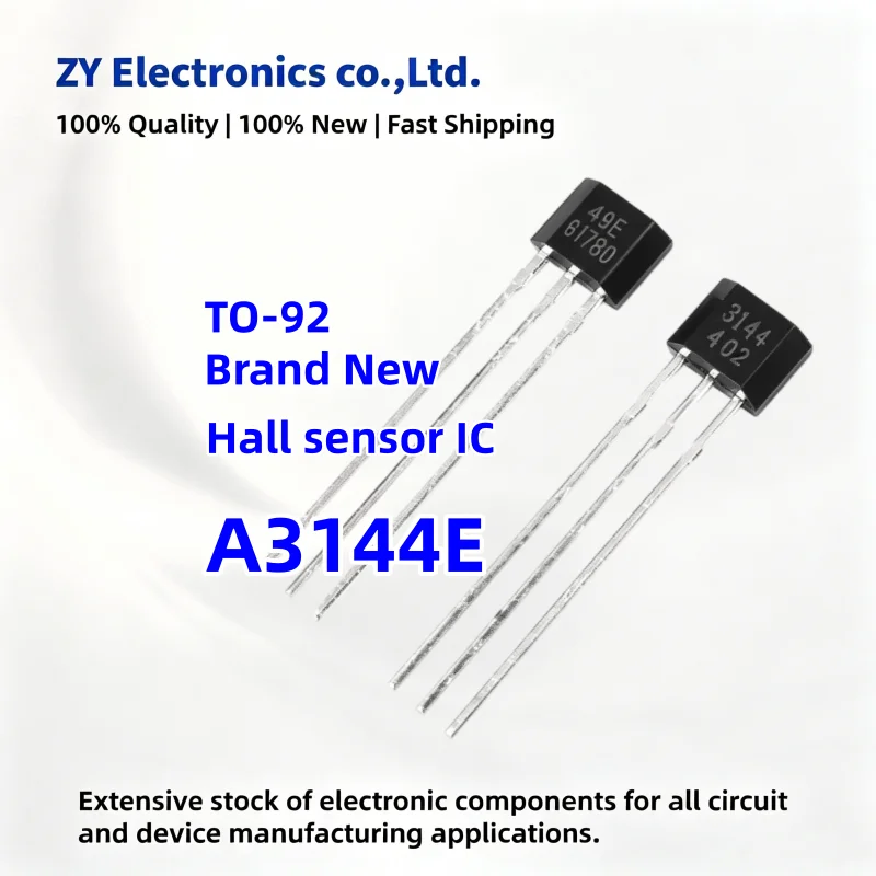 10/20/50/100PCS 100% New and quality A3144E A3144 3144E A3144EUA-T TO-92 Hall sensor IC