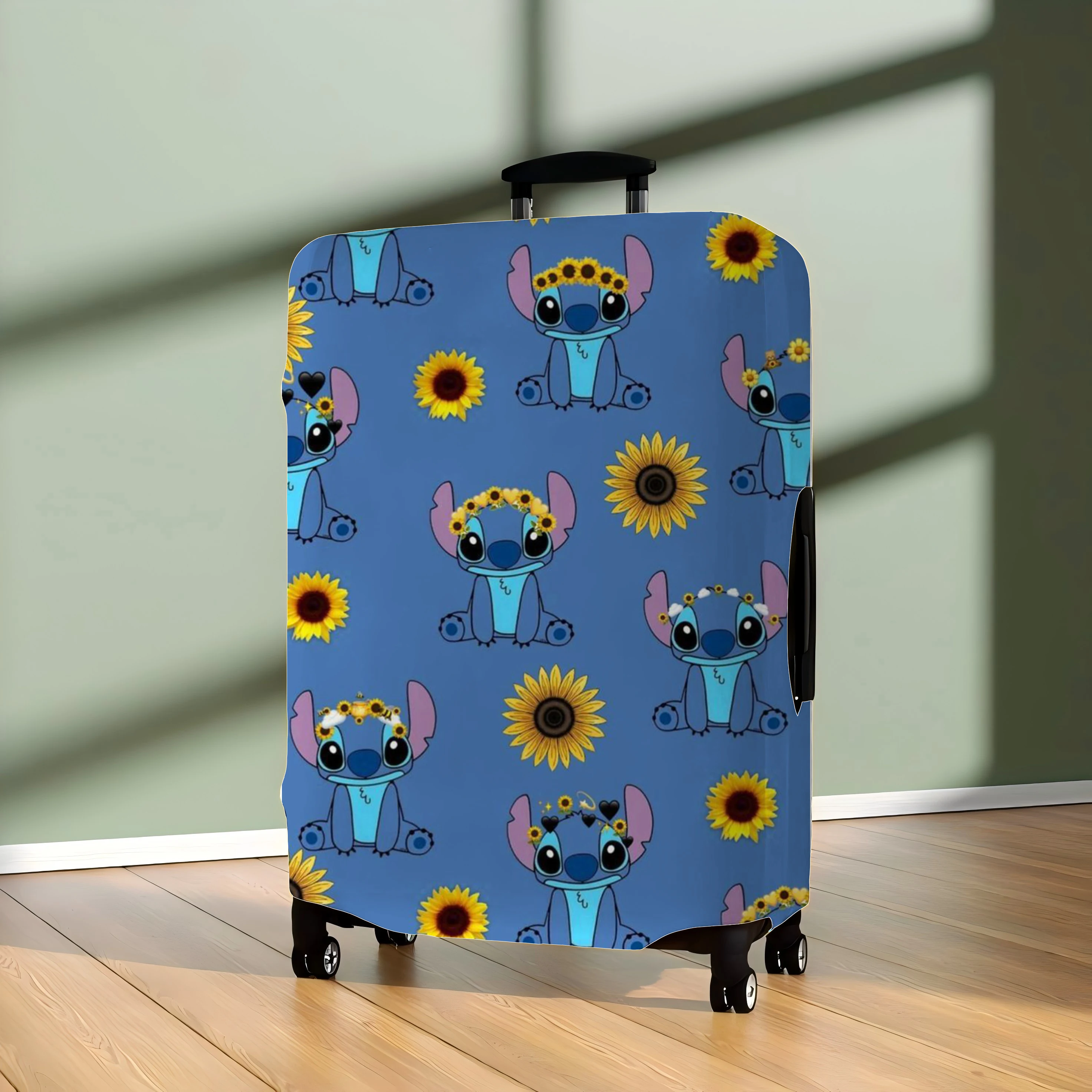 Stitch Luggage Cover For Travel Storage Bag Traveling Disney Trolley Case Protective Accessories Suit Suitcase Protector Covers