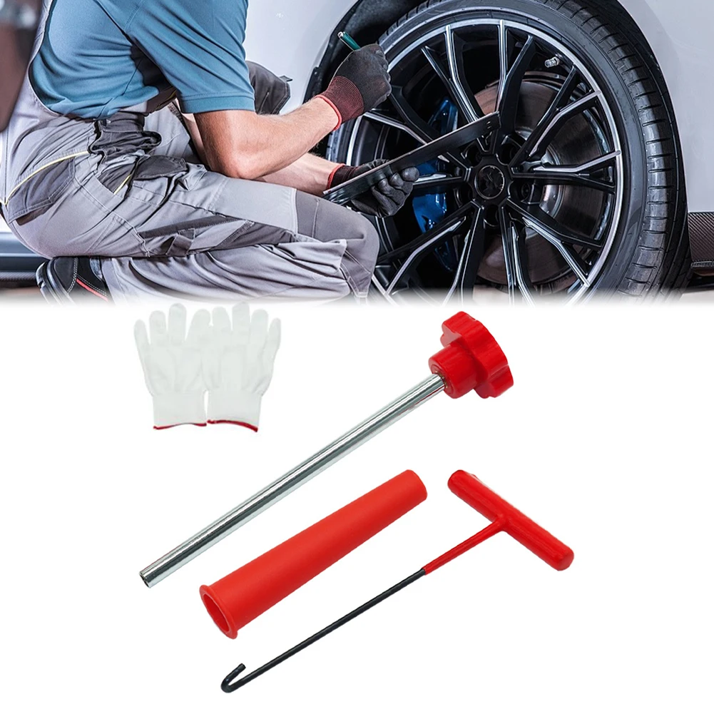 إصلاح المركبات أدوات إطارات السيارات صيانة السيارات 12*2.9 سنتيمتر الصناعية الصف النايلون مقبض T-هوك للإزالة