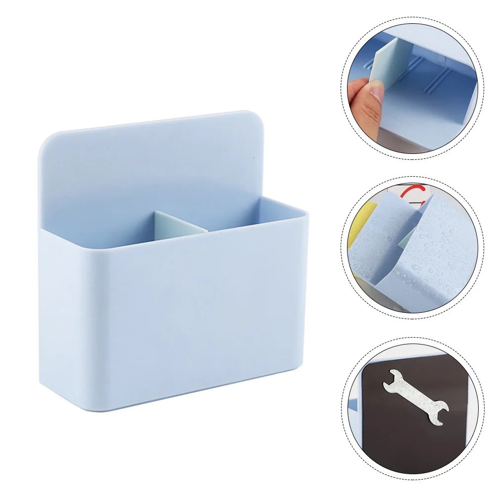 

Magnetic Pen Holder Plastic Storage Box Multifunctional Teacher Desk Organizer Chalk Pencil Brush Container