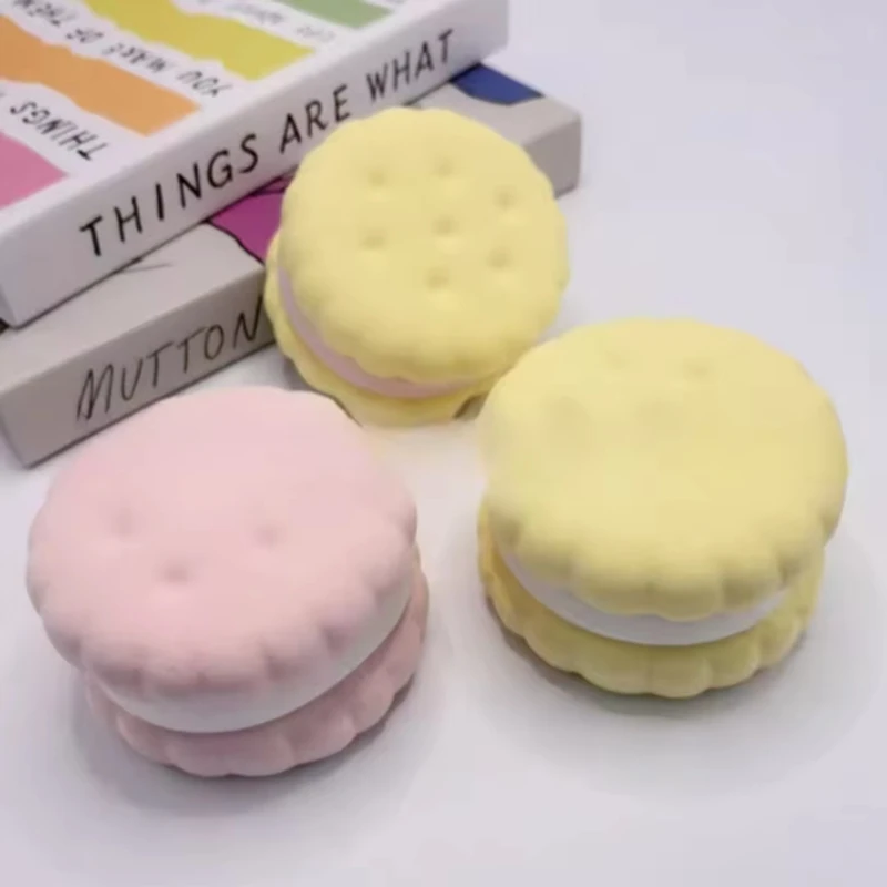 Squishy Simulated Cake Squeeze Toy Stress Relief Slow Rising Sensory Fidget Toys for Anxiety ADHD Autism Kids Adults