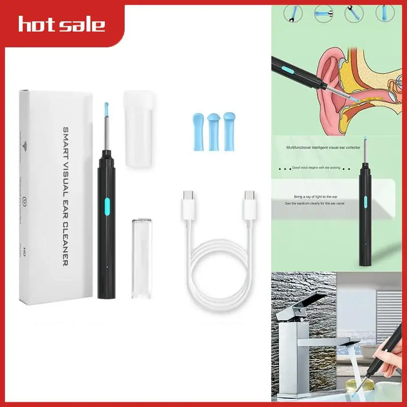 

Digital Otoscope In-Ear Camera Earwax Removal Tool Visual Ear Scoop Wifi Endoscope Visual Ear Scoop ,White