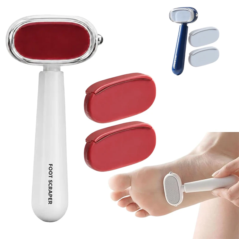 Double-Sided Foot Callus Remover Portable Foot Scraper for Cracked Heels Foot Care Tool for Remove Dead Skin
