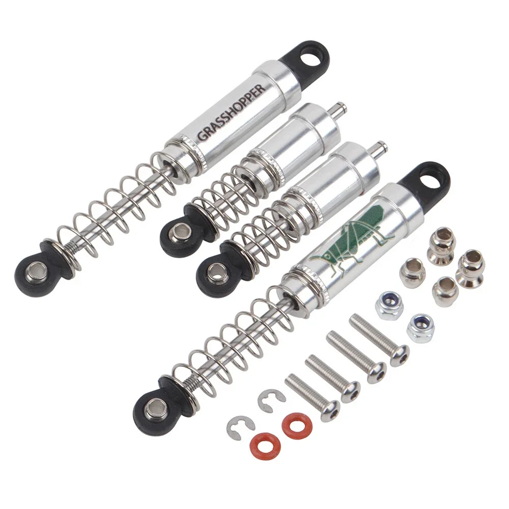 4pcs RC Aluminum Oil Shocks/Shock Absorber Compatible with Tamiya Hornet / Grasshopper Chassis Upgrade Parts