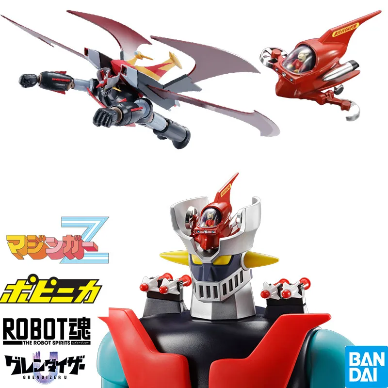 Bandai SUPER ROBOT Chogokin Mazinger Z & Jet Scrander с набором литых фигурок Hover Pilder, супер робот, коллекционная аниме-фигурка