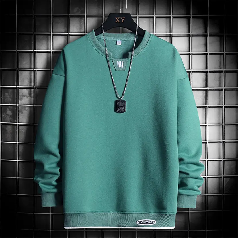 

Loose Fit round Neck Long Sleeve Sweatshirt for Men Spring Autumn New Style Color American Retro Jacket Teenage Trendy ...