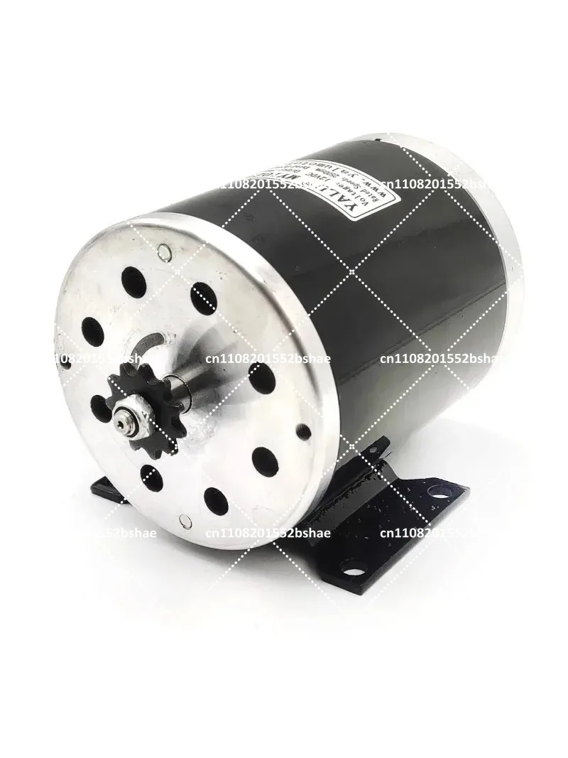 500W 800W High Speed Brushed DC Motor 12V 24V 78% Efficiency for Scooter Go Kart ATV E-Bike Conversion