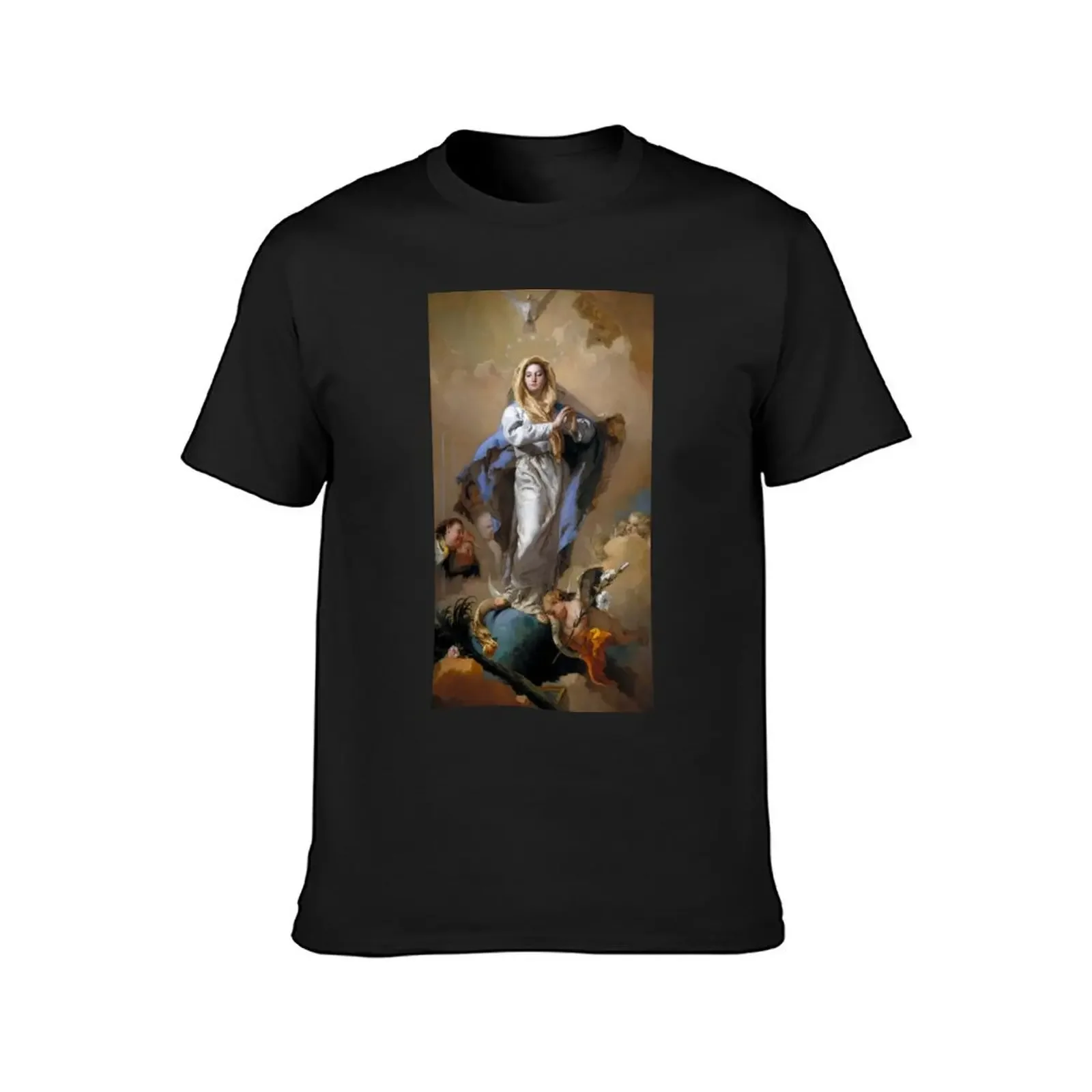 The Immaculate Conception by Giovanni Battista Tiepolo T-Shirt new edition custom t shirt vintage graphic tee Men's clothing