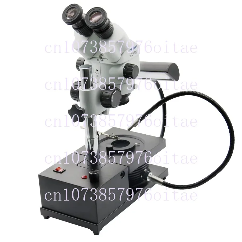 Adjustable Binocular Jewelry Microscope, Gemological Professional Level High-definition Use for Identification