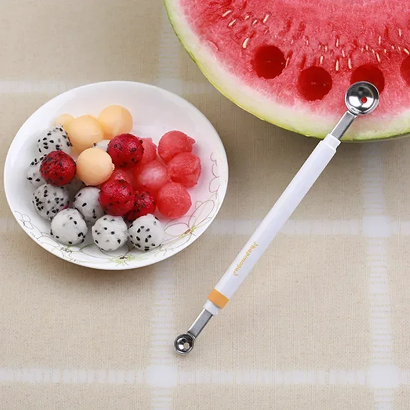 Mini Apple Ball Digger Melon Spoon Ice Cream Dig Scoop  Double-end Cooking Tool Kitchen DIY Accessories Gadgets