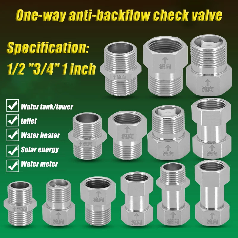 1-50pcs Toilet Check Valve 1/2