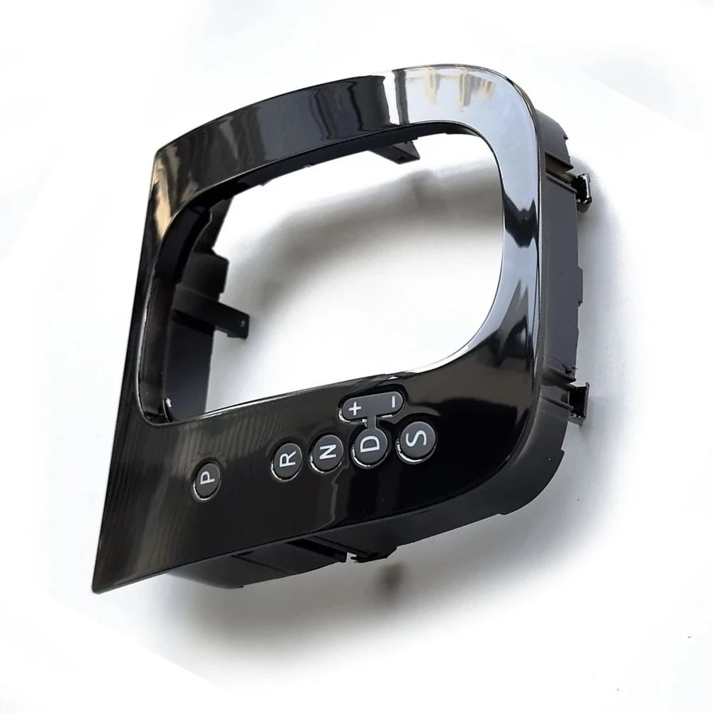 As The Picture Show Gear Shift Panel Curved Anti-slip Gear Knob Lightweight Construction Corrosion-proof Coating