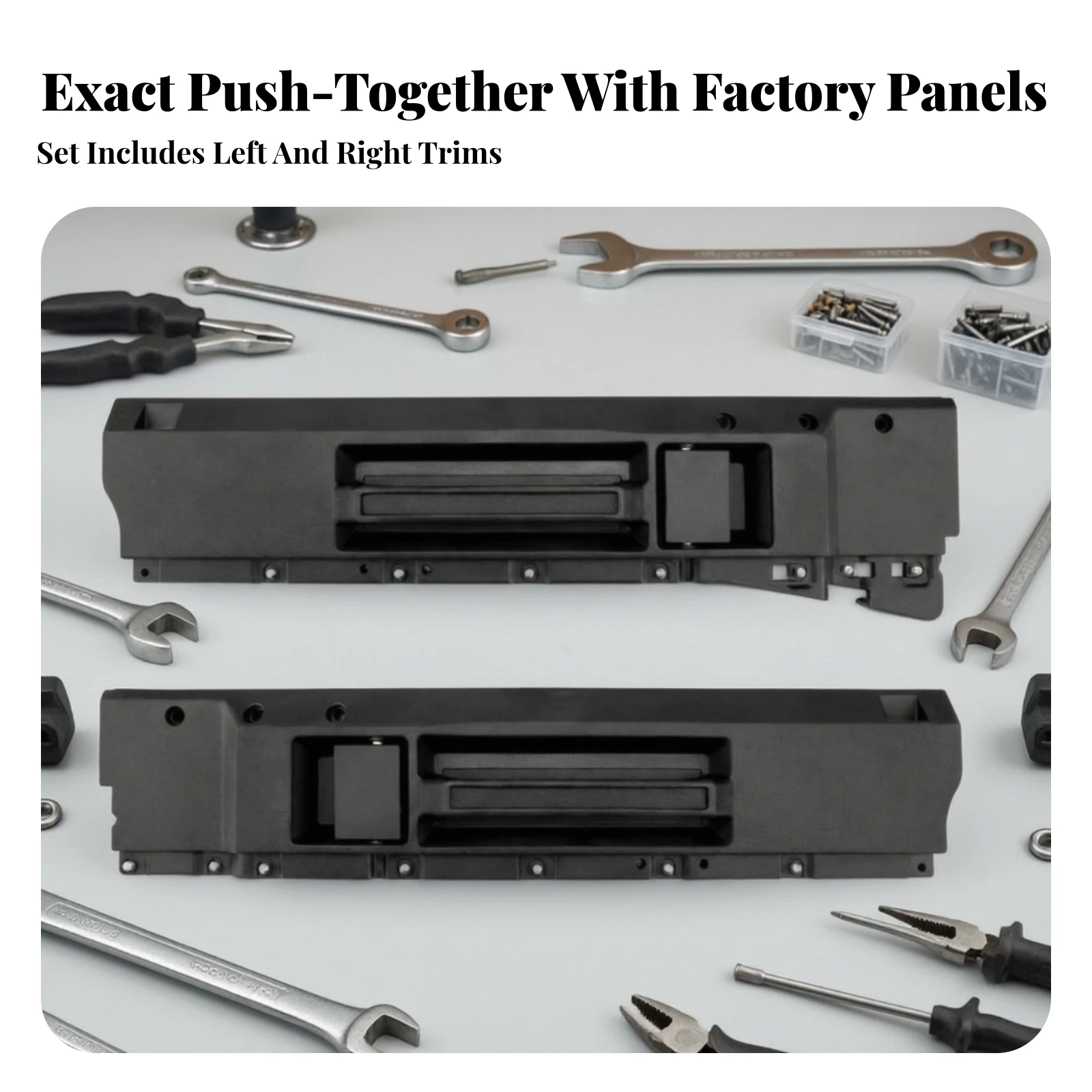 Interior Door Handle Assembly Black Truck Door Handle Hardware Ergonomic Wear-Resistant for Mechanics