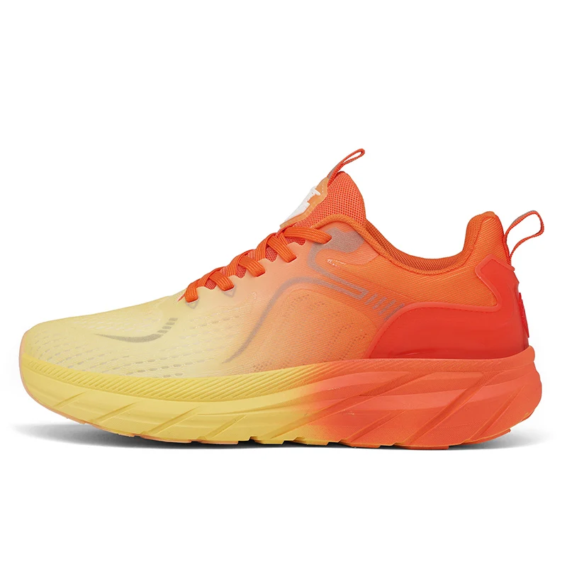 Men's cushioned running shoes with non-slip soles, outdoor sneakers, lace-up sports light shoes for light runners. Women's shoes
