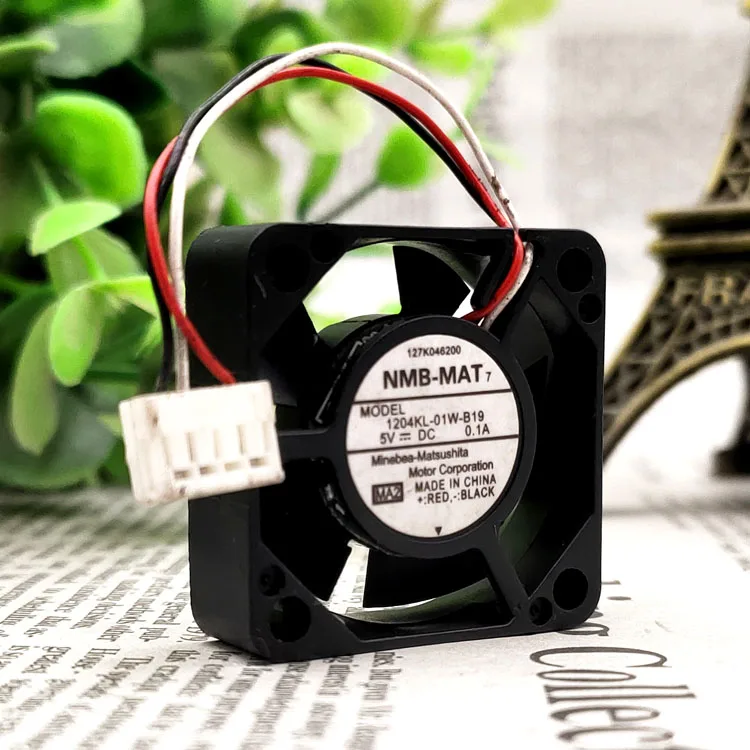 ORIGINAL 1204KL-01W-B19 3010 5V 0.1A 3WIRES COOLING FAN
