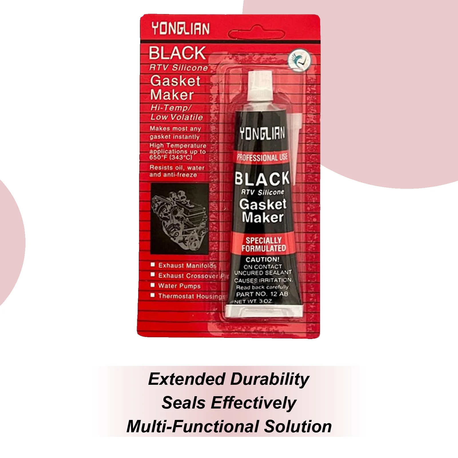 50/85g Motor Gasket Sealant Automotive Engine Sealant Adhesive High Temperature Black RTV Silicone Gasket Maker Car Glue