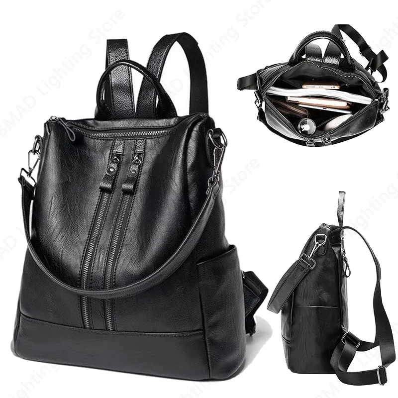 1-4PCS Tas Ransel Kerja Multif - Leather Work Bag Laptop ulasan dan harga