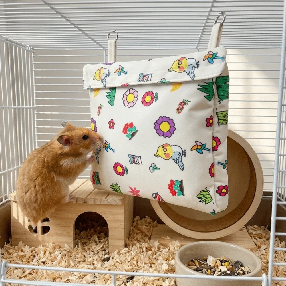 Waterproof Pet Cage Ice Pack Cartoon Pattern Insulated Pet Cooling Pouch with Ice Box Bite Resistant